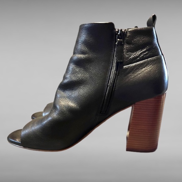 Cole Haan Women's Anisha Open Toe Leather Ankle Boots Size 10 - Picture 1 of 7
